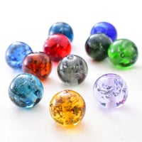 メテオグラス（隕石ガラスビーズ)  13mm 丸玉