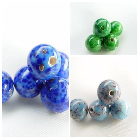 【全３色】チェコ製 アラバスタ ８mm　５個