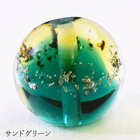 メテオグラス（隕石ガラスビーズ)  18mm 丸玉