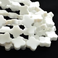 4ペタル ホワイトアゲート 10mm