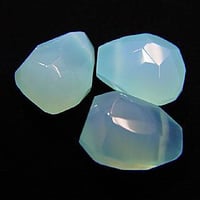 <18-10>シーブルーカルセドニ　ドロップカット 15～17mm【1個】
