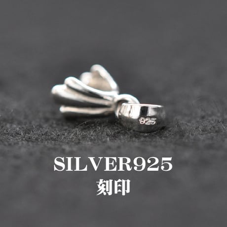 シルバー925 ６mm幅 シェル型Aカンジョイントバチカン【2個】