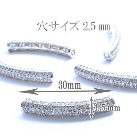 ミル打ちジルコニア　パイプ30㎜　2本
