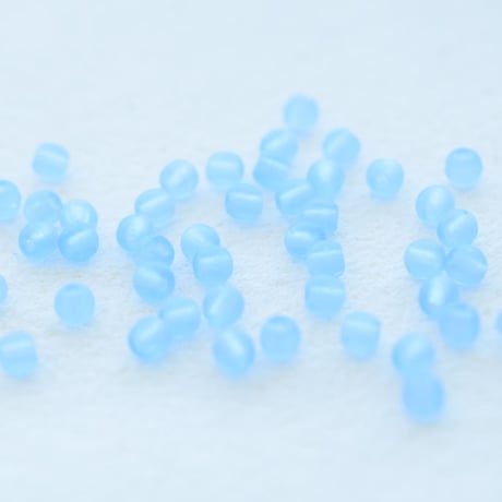 【全７色】チェコ製 ガラスビーズ３mm玉　２０g
