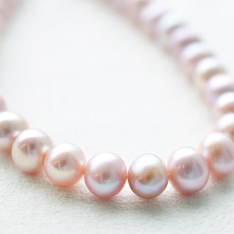 淡水パール パープル エッグ 7～7.5mm
