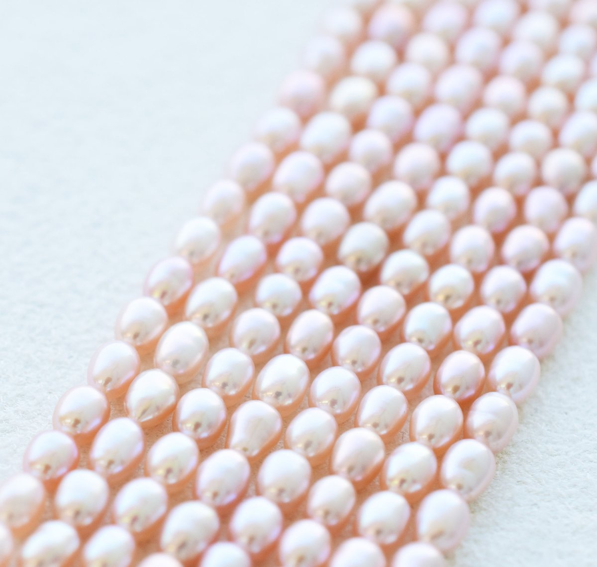 LARICA ラリカ 淡水パール　ライスパール　薄ピンク　ネックレス CATEGORY 淡水パール ライス型 | beads lot