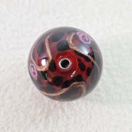 【全３色】チェコ製 ガラスビーズ　カルメン １２mm ２個