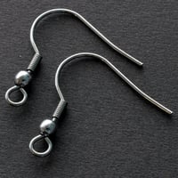 ステンレス製　フックピアス【10ペア】