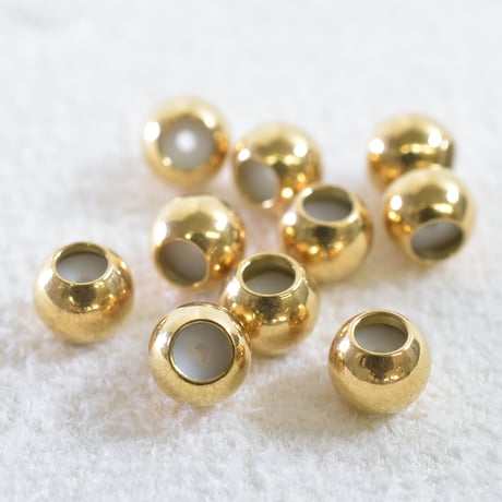 ステンレス製シリコン入りビーズ4mm　　10個