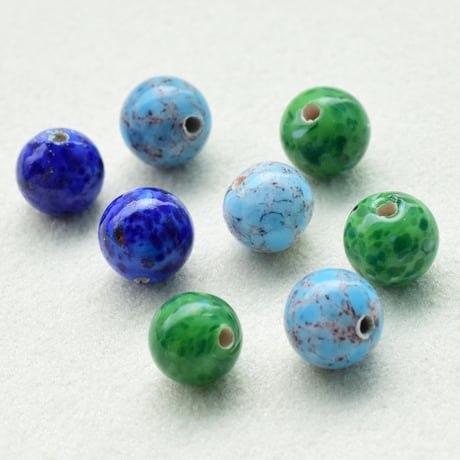 【全３色】チェコ製 アラバスタ ８mm　５個