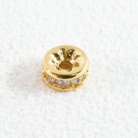 ミル打ちジルコニア　ロンデル6mm　6個