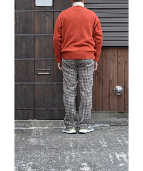 CIRCLE KNIT PULLOVER / Brown