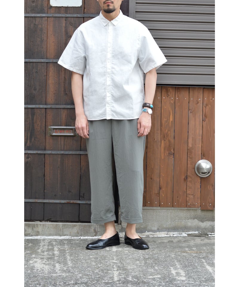 竹半袖シャツ/ 白 | CLOTH&CLOTHING 公式オンラインストア