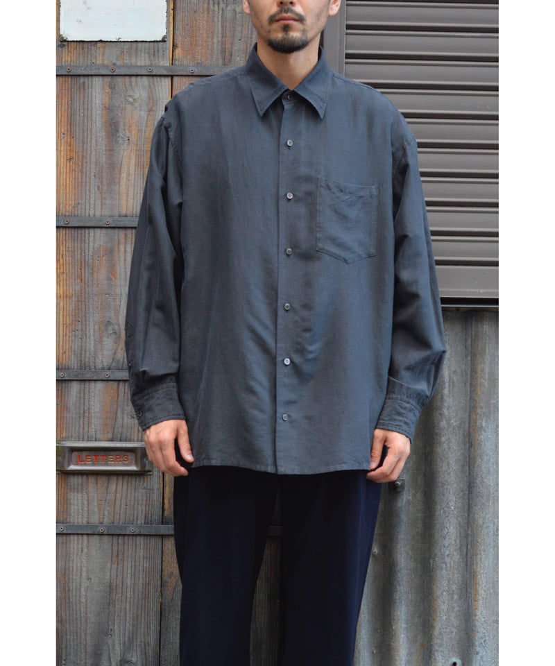 INJIRI シルク　絞り染め　シャツ　インジリ 909d961094e7de99161a1486e79649