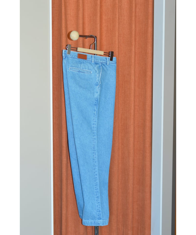 WASH DENIM SLACKS | CLOTH&CLOTHING 公式オンラインストア