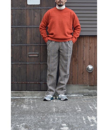 CIRCLE KNIT PULLOVER / Brown