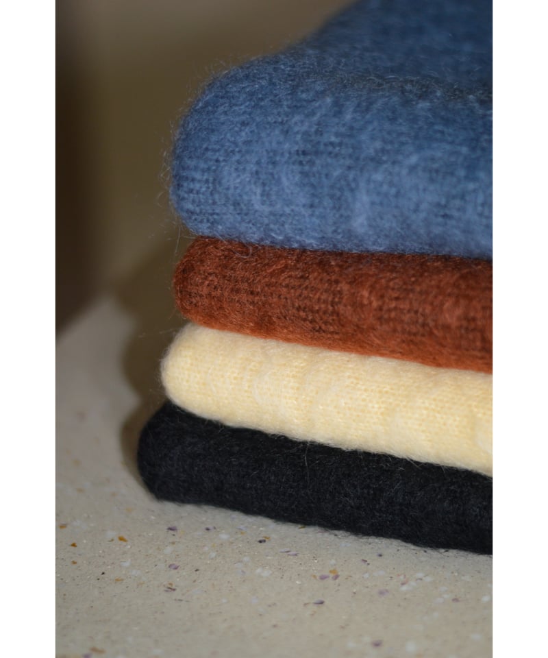 FUJI MOHAIR LONG STOLE 24aw