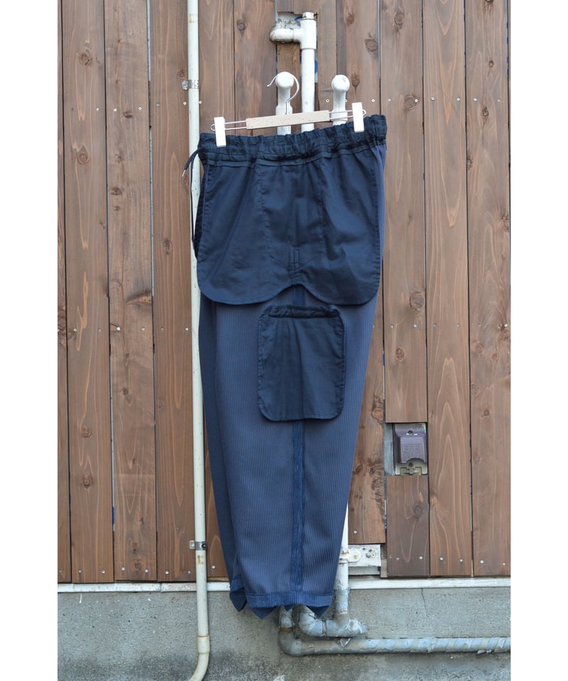 8.5分丈カーゴパンツ / ポリエステルコーディロイ / Navy 8.5分丈カーゴパンツ / ポリエステルコーディロイ / Navy
