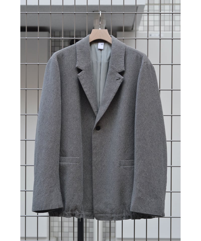 キャメルウールマットウース 裾紐ジャケット | CLOTH&CLOTHING 公式