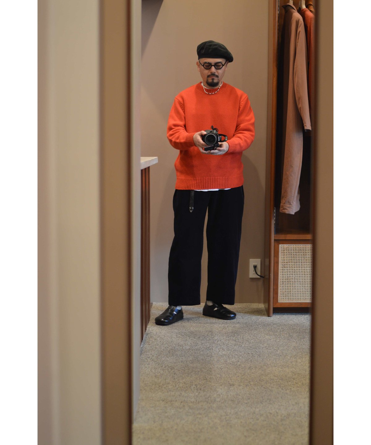 vintage tuck wide slacks pants モード系 海外 BlackPantsFront_grande.jpg?v=