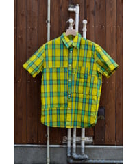 田口さんのコンビネーションシャツ（半袖） / Yellow Check