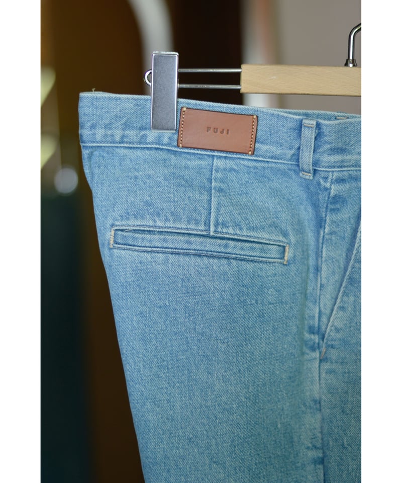 FUJI ドレスデニム ≪通常販売≫princess gather denim classical dress