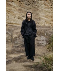 FLANNEL RAGLAN BLOUSON / BROWN | CLOTH&CLOTHING