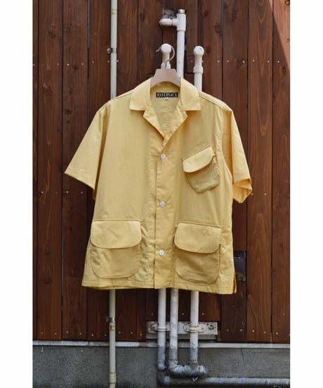 強撚ツイル オーバーサイズワークシャツ / Yellow