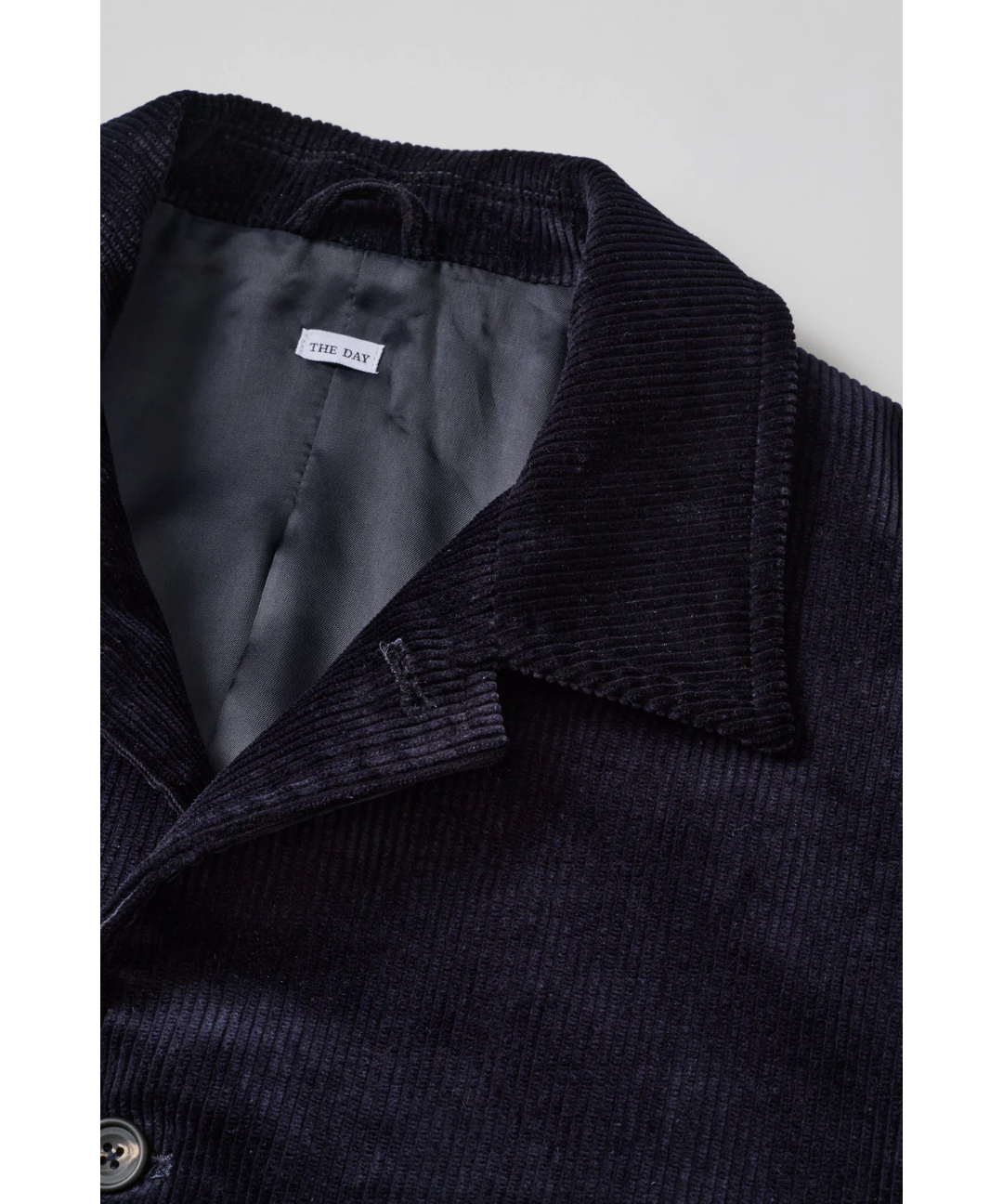 BRITISH CORDUROY CAR COAT / NAVY | CLOTH&CLOTHI