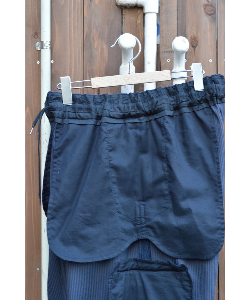 NO CONTROL AIR ポリエステルコーデュロイカーゴパンツ / 4 8.5分丈カーゴパンツ / ポリエステルコーディロイ / Navy