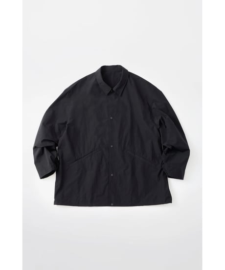 WINDS-DAY COTTON NYLON COACH JACKET / BLACK