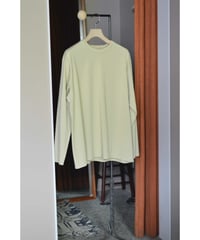 Pure Cotton L/S T-Shirts / OLIVE