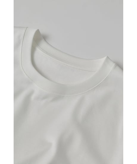 PREMIUM SILKY JERSEY T-SHIRT / WHITE