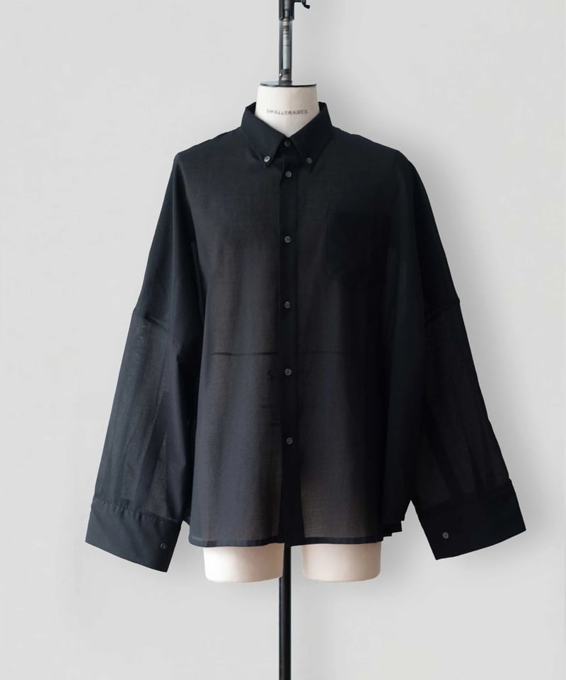 SHINYA KOZUKA | GIANT SHIRT (BLACK) | UNEEK BAS