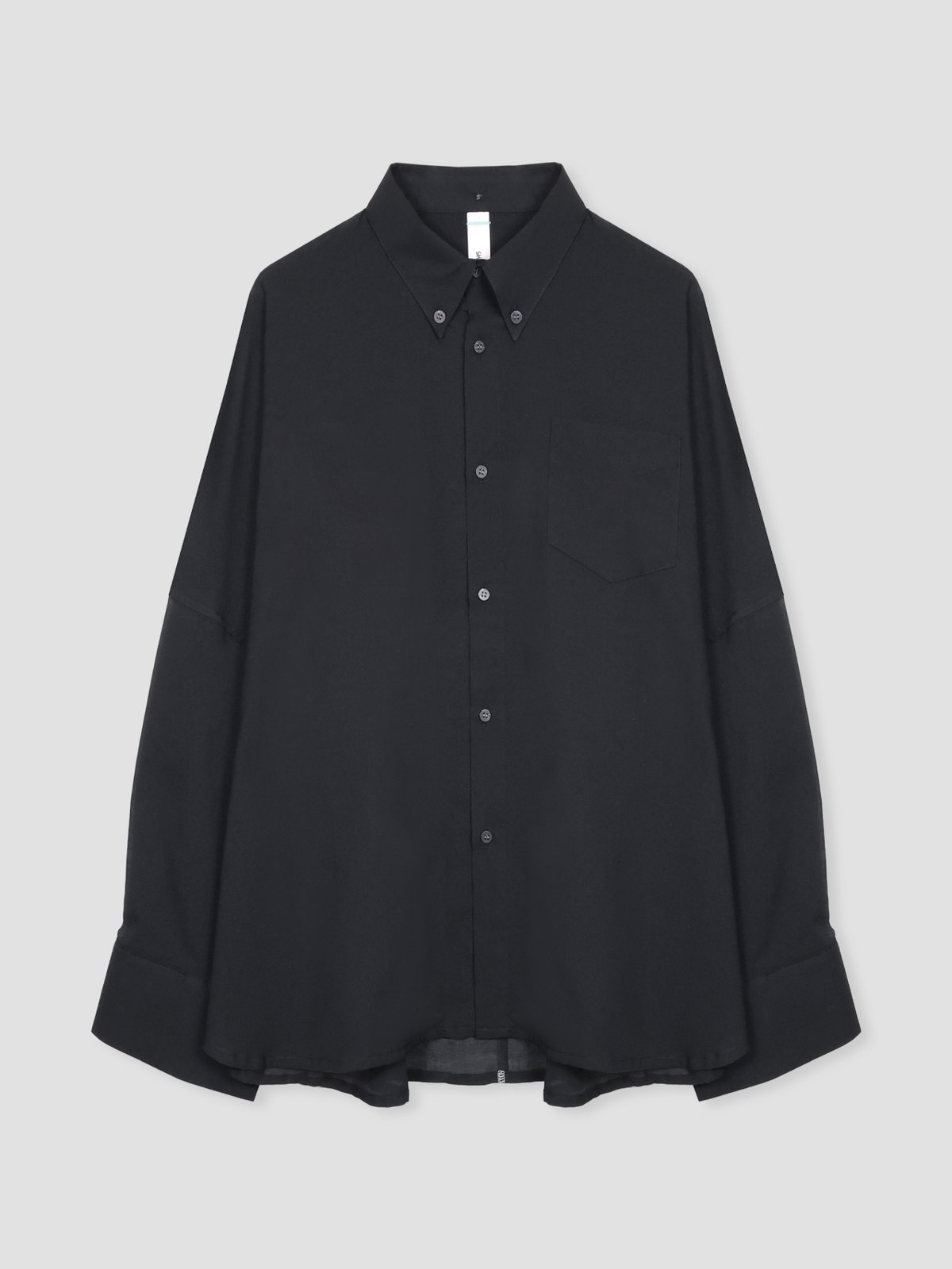 SHINYA KOZUKA | GIANT SHIRT (BLACK) | UNEEK BAS