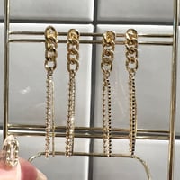 bunch chain ( pierce / earring )