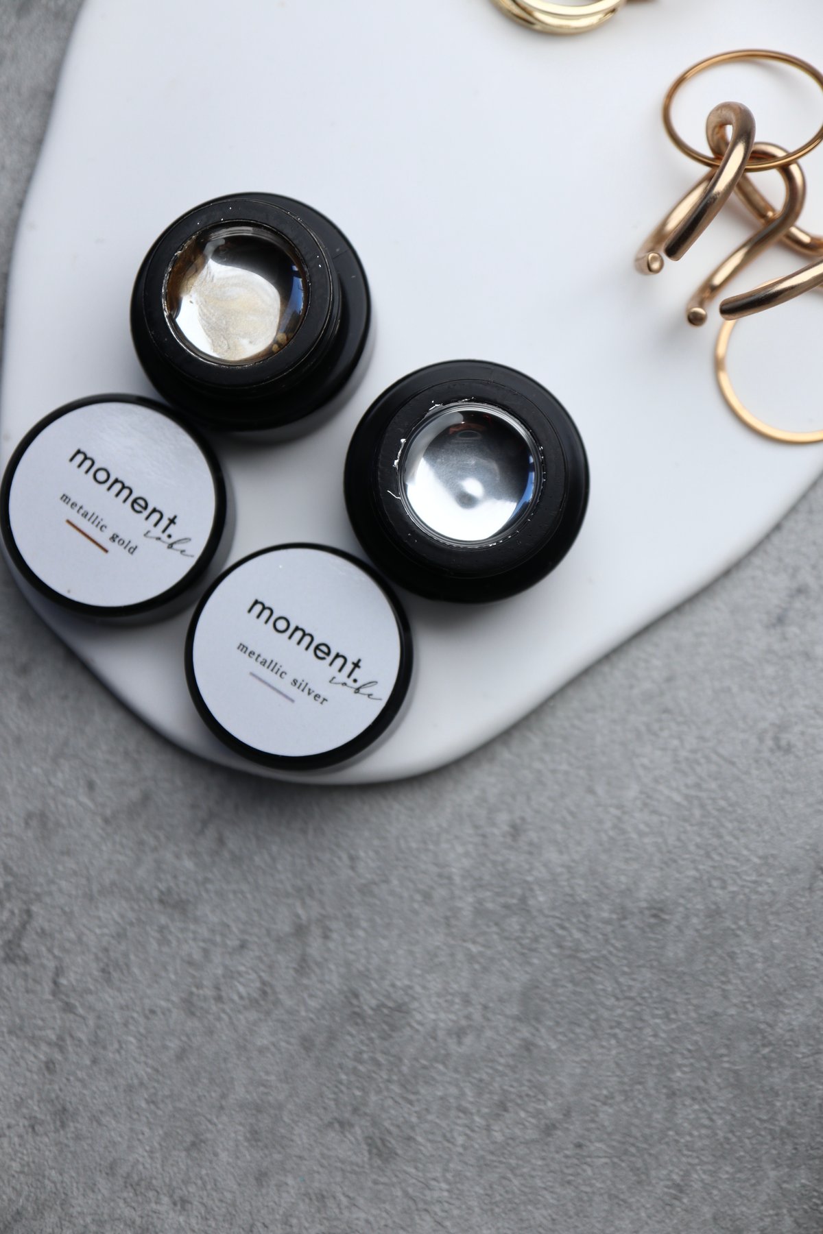 moment. メタリック メタリックジェルGOLD＆SILVER (2色セット） | moment.robe