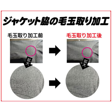 毛玉取り加工