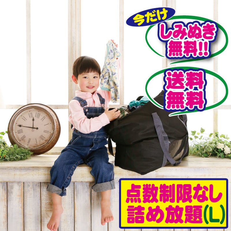 点数無制限詰め放題Lコース | 宅配クリーニングボニータ