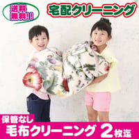 毛布２枚（シングル）クリーニング