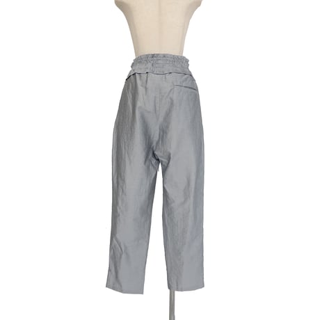divka ディウカ  Linen Nylon Rigid Cloth Drawstring Pants