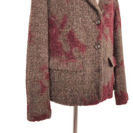 suzusan Various Loop Yarn Tweed Jacket