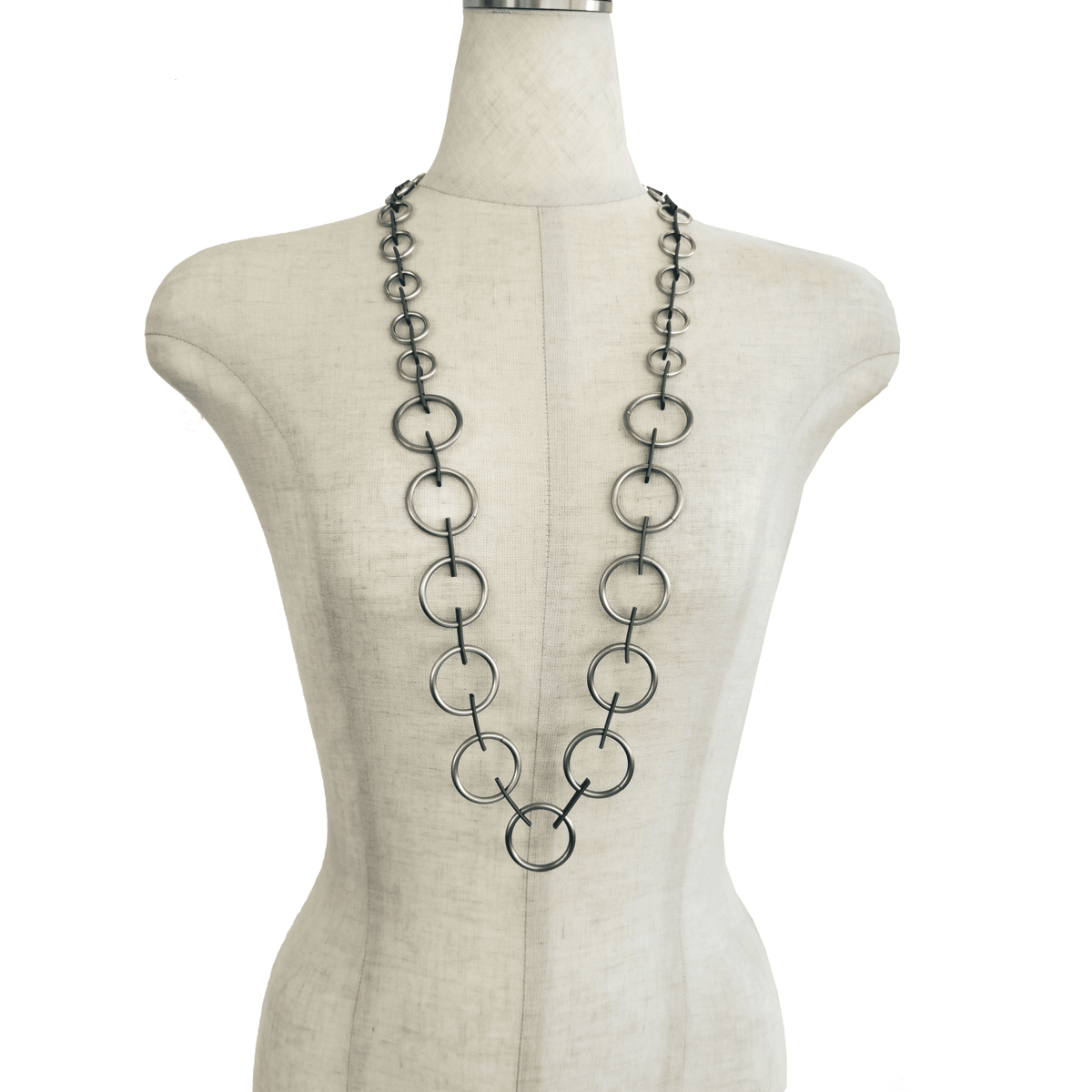 MATERIA DESIGN マテリアデザイン Split Long ネックレス silver