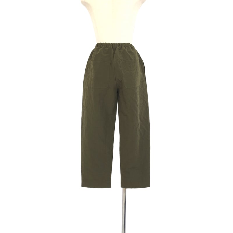 apuntob（アプントビー）ワンタック・コットンリネン・クロップド  