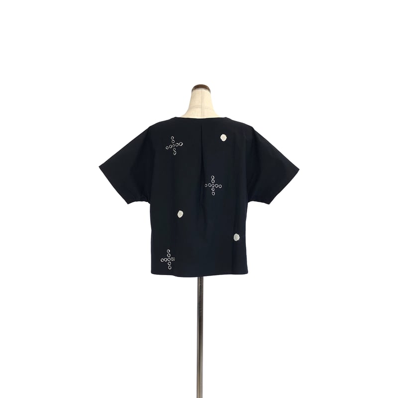 suzusan Cotton Woven T-Shirt 