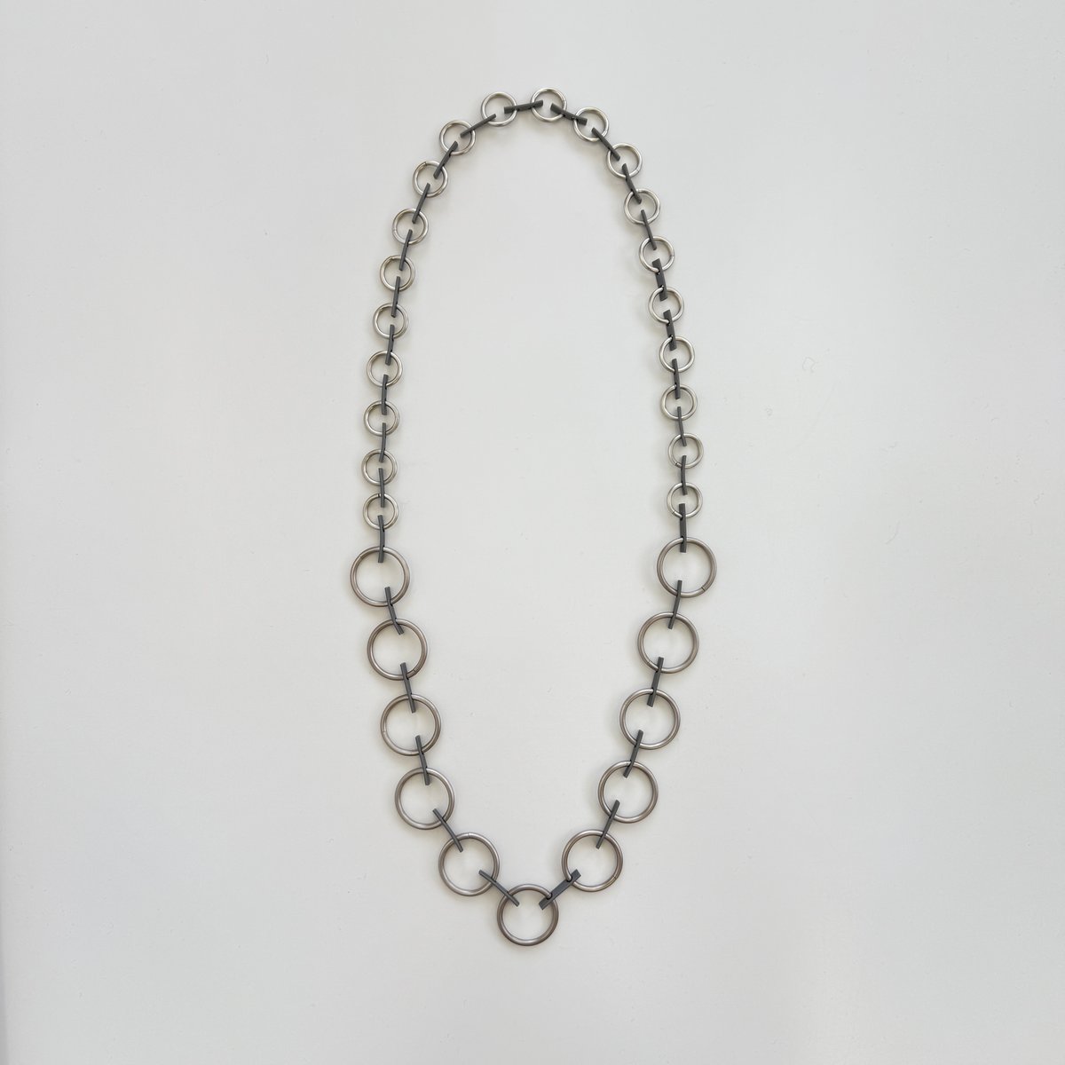 MATERIA DESIGN マテリアデザイン Split Long ネックレス silver