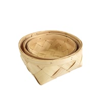 cul de sac カルデサック 青森ヒバ カゴ かご 浅型 Medium Cul de Sac（カルデサック） 青森ヒバ籠 浅型Large | BON MARUSE