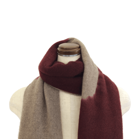 suzusan Cashmere Knit Shawl "Dot"
