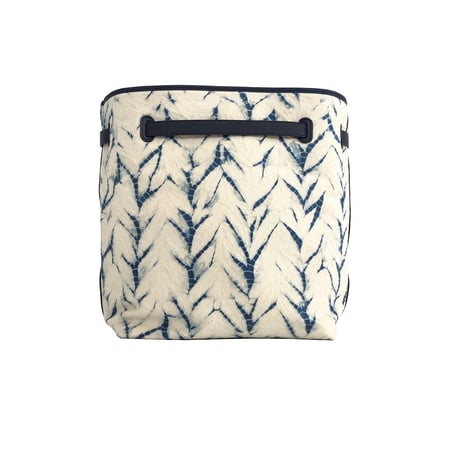 Organic Cotton 2-Way Rucksack "Joseph" Navy Blue / Ivory
