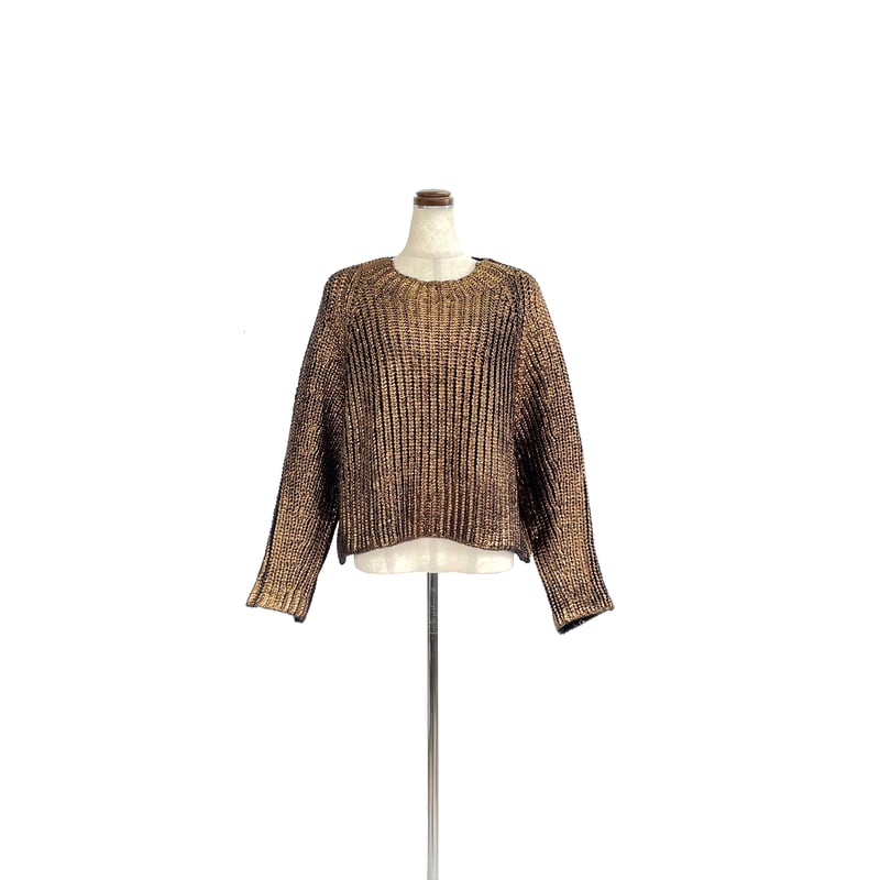 AVANT TOI（アヴァントワ) ブロンズペインテッド・ニット | BON MARUSE  